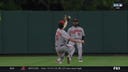 Orioles' Jordan Westburg makes an over-the-shoulder sliding catch to prevent an Angels hit