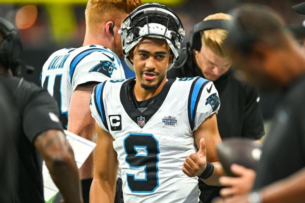Panthers QB Young (ankle) will start vs. Vikings