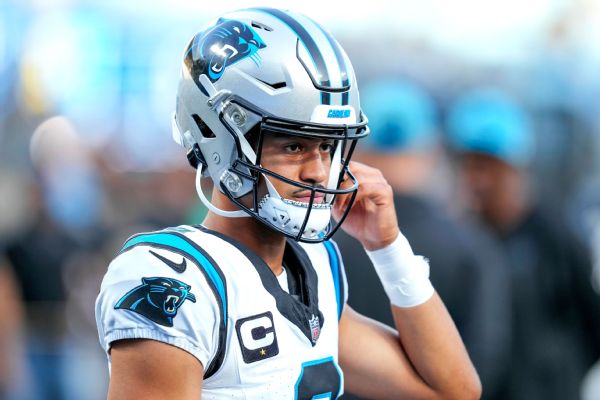 Panthers' Young (ankle) ruled out; Dalton to start