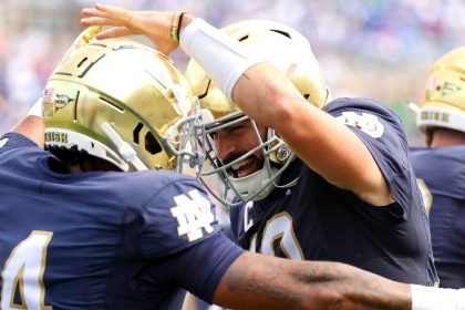 Rib-bone necklaces and fishing trips: Sam Hartman finds his 'level' at Notre Dame