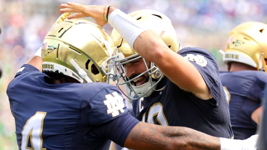 Rib-bone necklaces and fishing trips: Sam Hartman finds his 'level' at Notre Dame