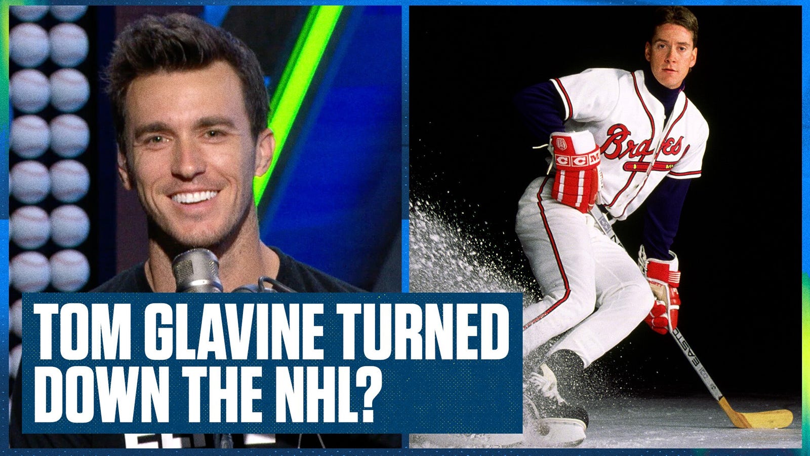 Braves' Tom Glavine turned down NHL after being drafted in the 4th round