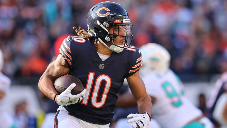 WR Claypool frustrated by usage, Bears' losses