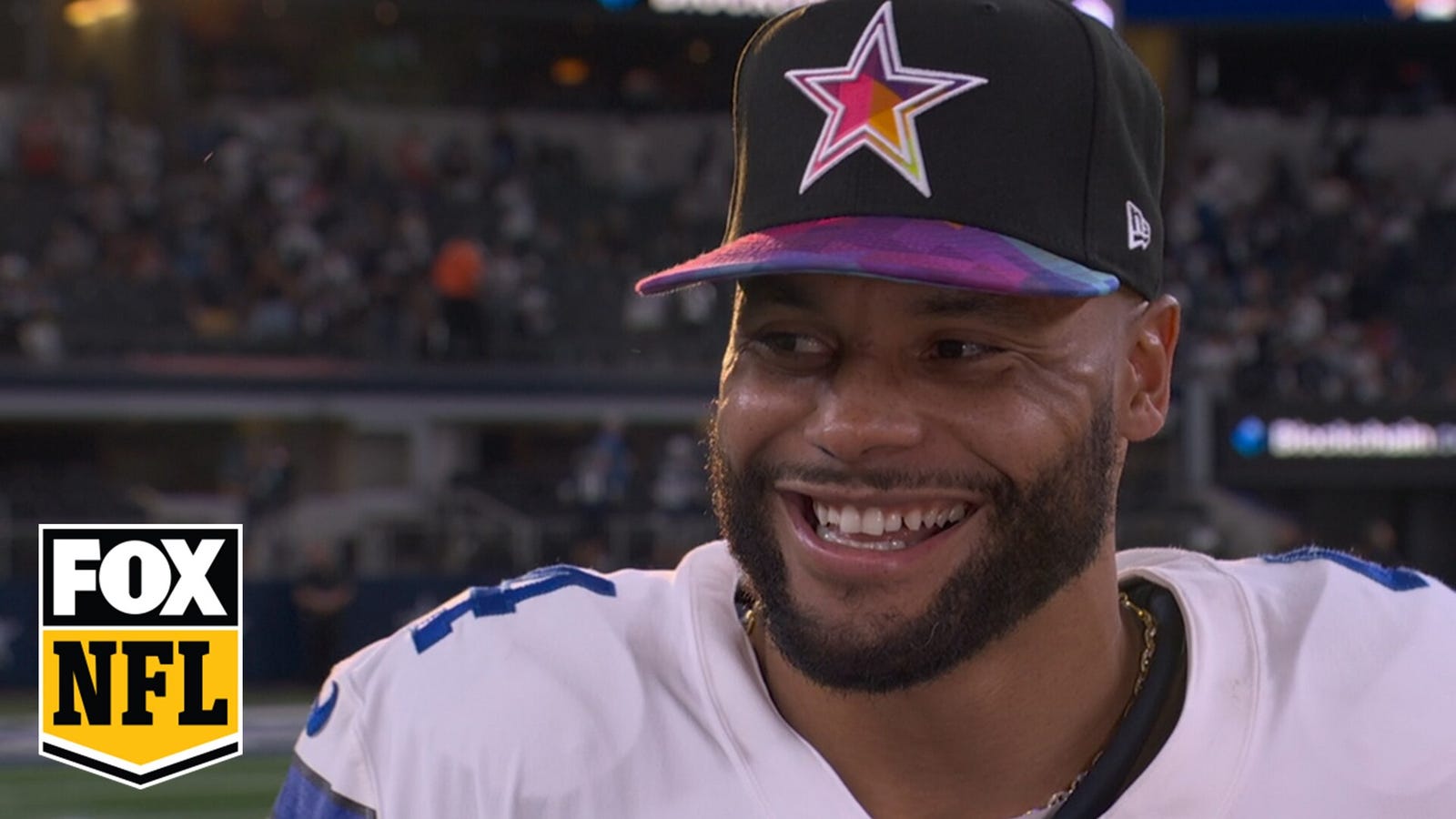 Dak Prescott speaks on Cowboys' dominant victory over Patriots