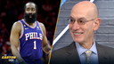 Adam Silver addresses feud between James Harden & 76ers | The Carton Show