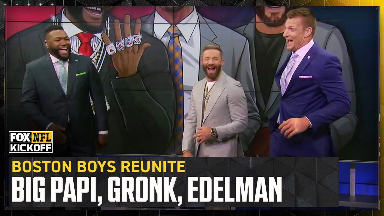 The Boston Boys Reunite: Patriots stars Julian Edelman, Rob Gronkowski, and Red Sox star David Ortiz discuss Boston's 'championship era'