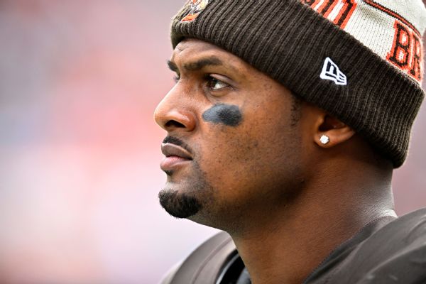Browns QB Watson 'can't put a timeline' on return