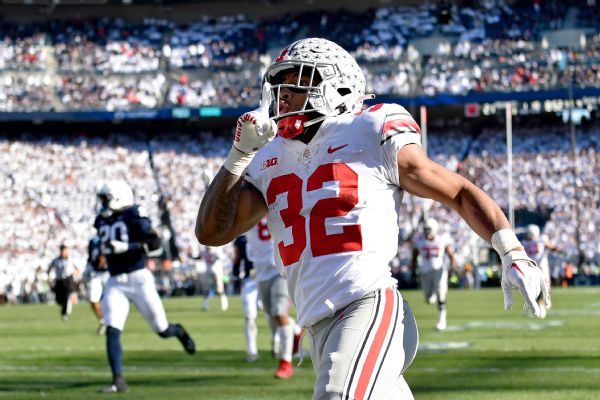 Buckeyes top RB Henderson out against Terps