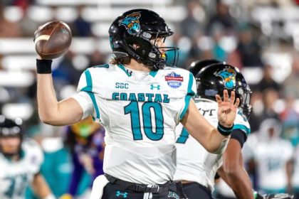 Coastal QB McCall out of hospital after hard hit
