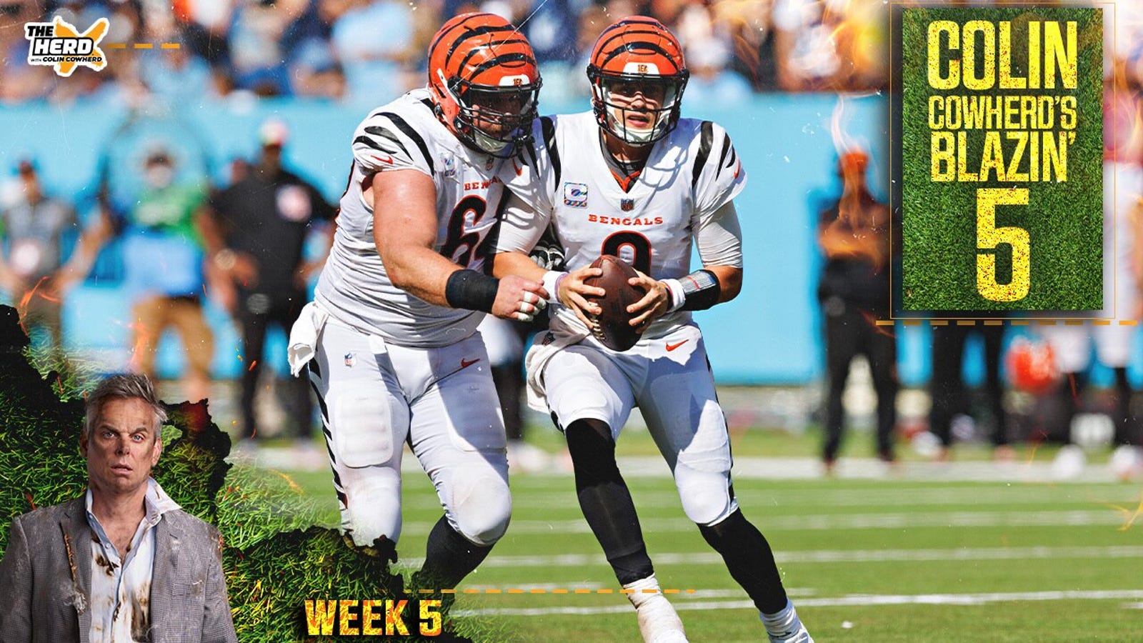 Blazin' 5: Bengals win, Eagles beat Rams, Steelers cover vs. Ravens in Week 5 