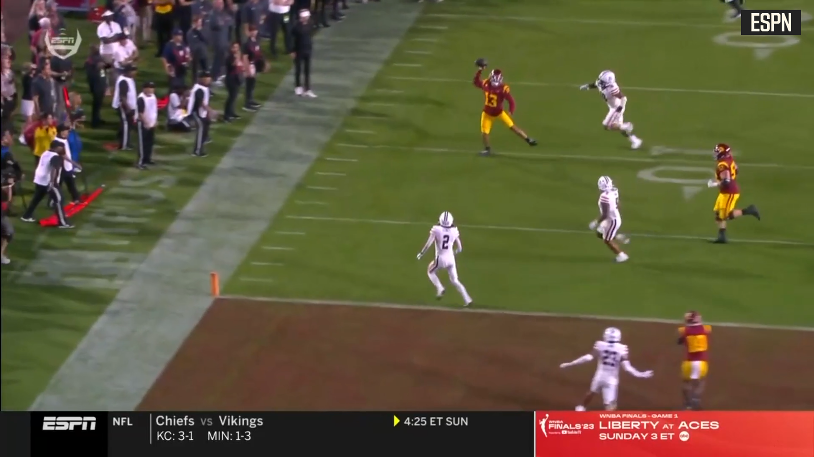 USC's Caleb Williams shows off elite elusiveness on TD