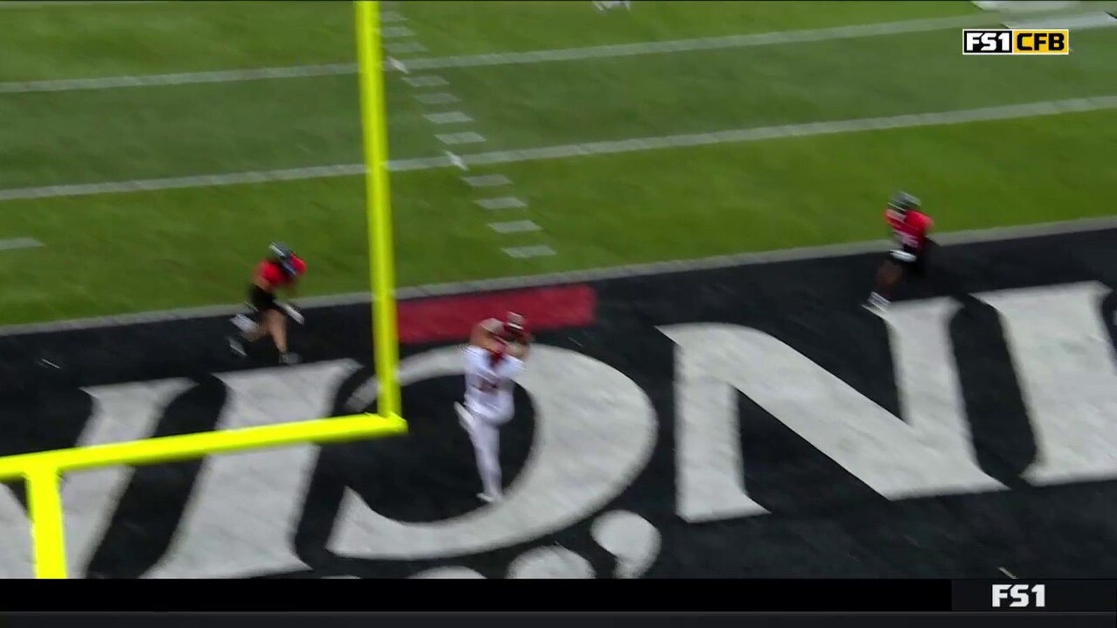 Iowa State QB Rocco Becht finds Benjamin Brahmer on a 14-yard TD pass