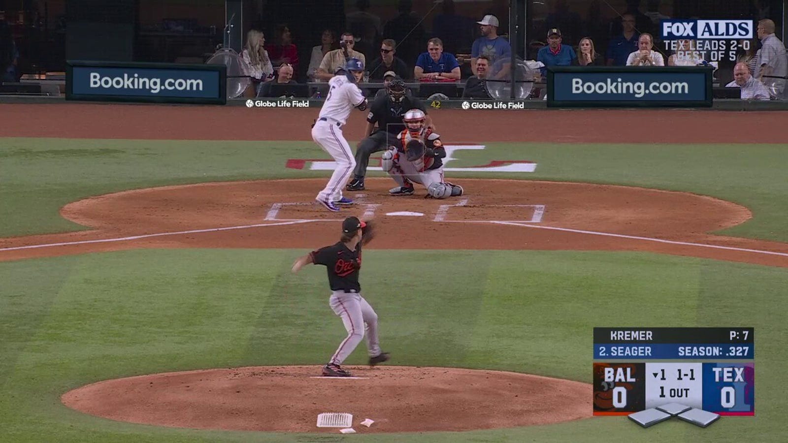 Corey Seager smashes a solo home run to give Rangers an early lead over Orioles