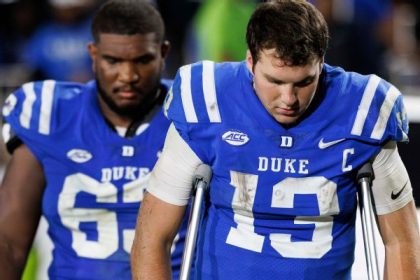 Duke's Leonard injured during loss to Notre Dame