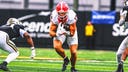 Georgia star Brock Bowers leaves game due to sprained left foot