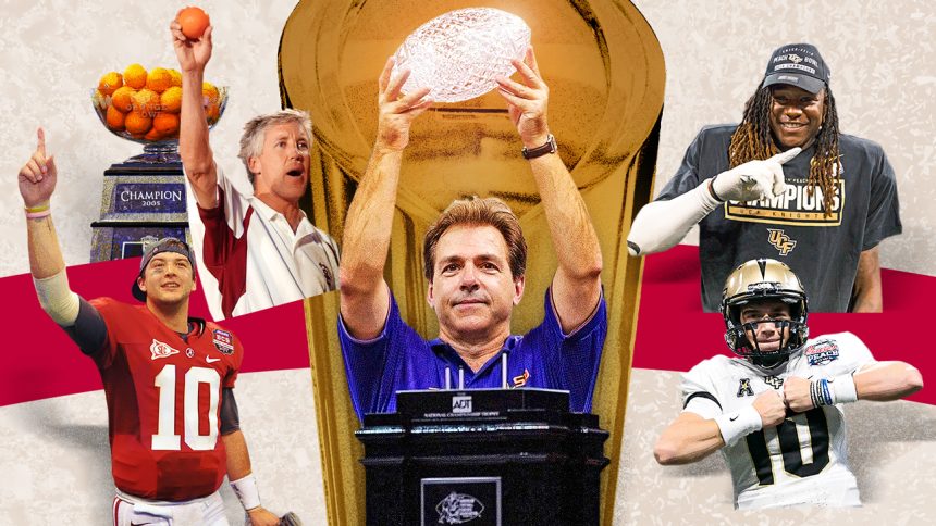 How the creation of the BCS 25 years ago set the stage for the current playoff format