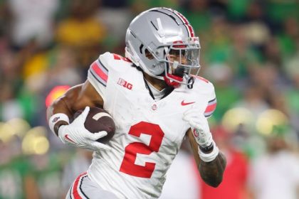 Injured Ohio State WR Egbuka out vs. Purdue