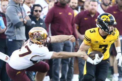 Invalid fair catch wipes away Iowa TD in loss