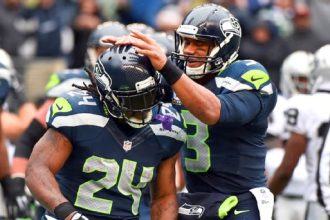 'Just a quarterback for me': Marshawn Lynch talks relationship with Russell Wilson