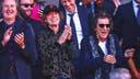 Mick Jagger attends 'clasico' soccer game, as Real Madrid rallies past Barcelona