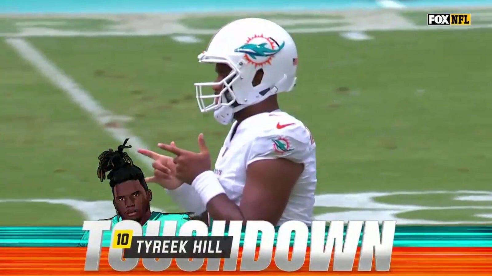 Tua Tagovailoa finds Tyreek Hill for a DEEP 69-yard TD to extend Dolphins' lead over Giants