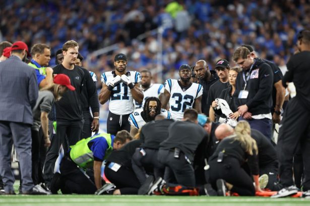 Panthers' Zavala suffers neck injury against Lions