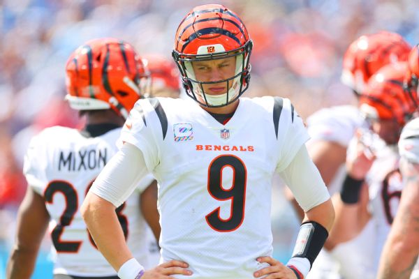 QB Burrow says Bengals need win 'for morale'