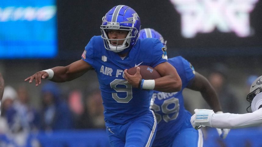 QB Larrier leads Air Force to victory over Navy