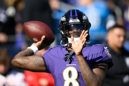 Ravens jump out to 14-point lead in Detroit off Lamar Jackson, Nelson Agholor TDs