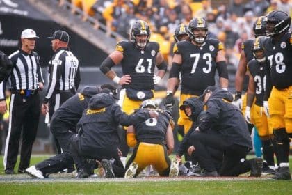 Steelers QB Pickett, S Fitzpatrick injured vs. Jags