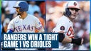 Texas Rangers win a close ALDS game 1 against the Baltimore Orioles | Flippin' Bats