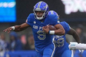 Undefeated Air Force (6-0) loses QB 'for a while'