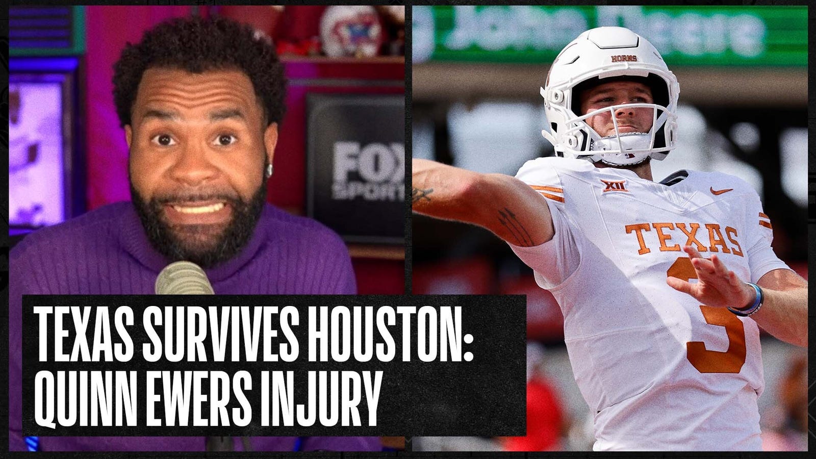 Texas survives Houston: Quinn Ewers leaves game with injury