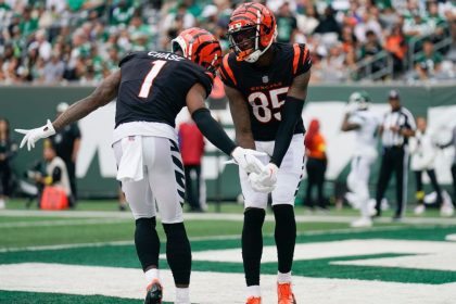 Bengals rule out WR Higgins; 'we'll see' on Chase