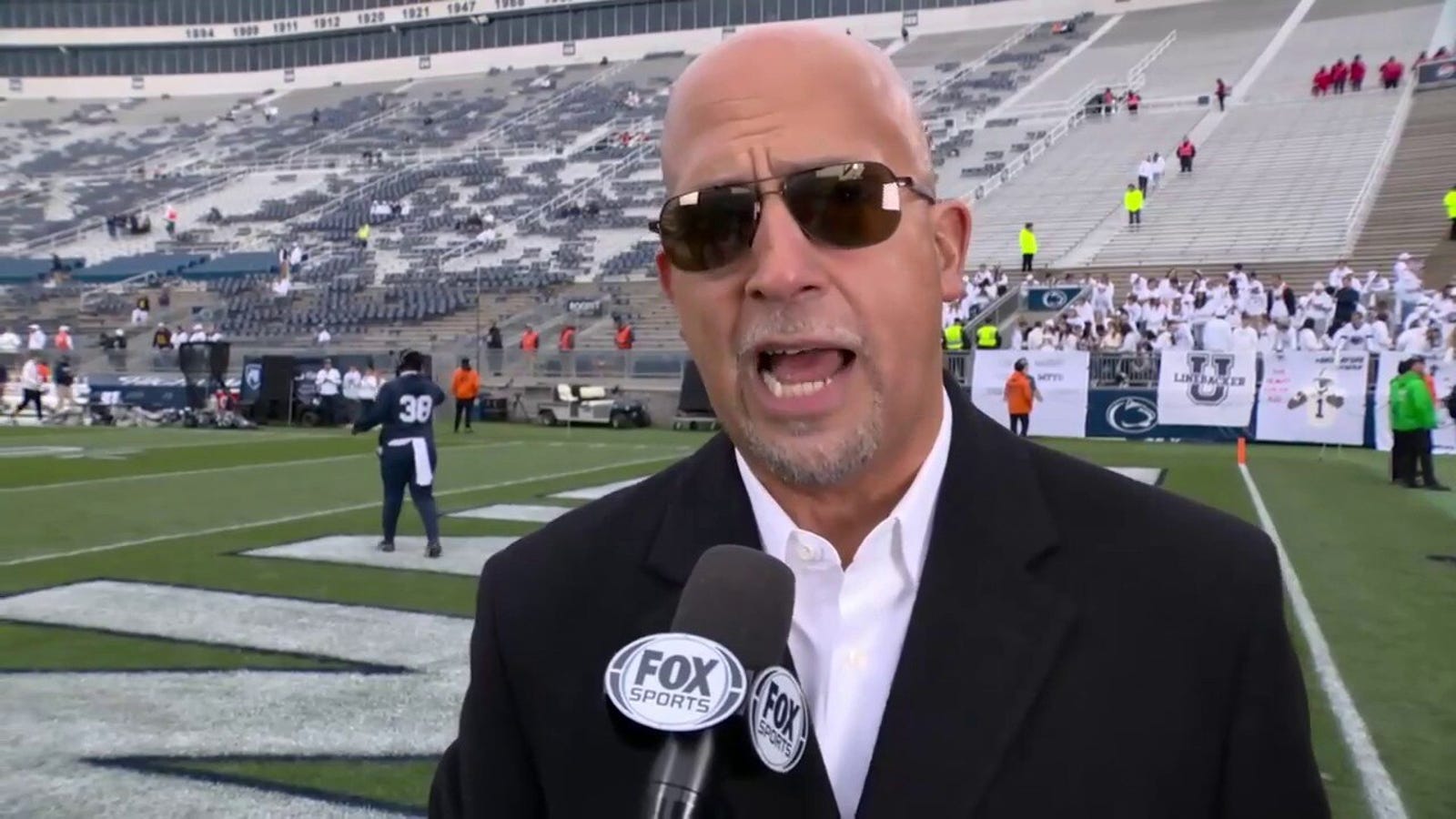 Penn State coach James Franklin on Jim Harbaugh suspension