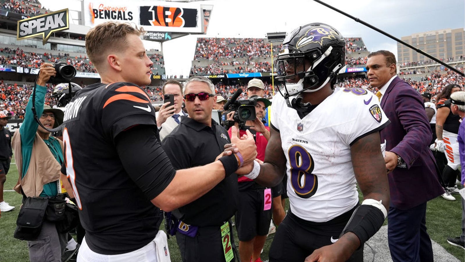 Myles Garrett says he would take Joe Burrow over Lamar Jackson