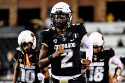 Buffs QB Sanders missed finale with back fracture