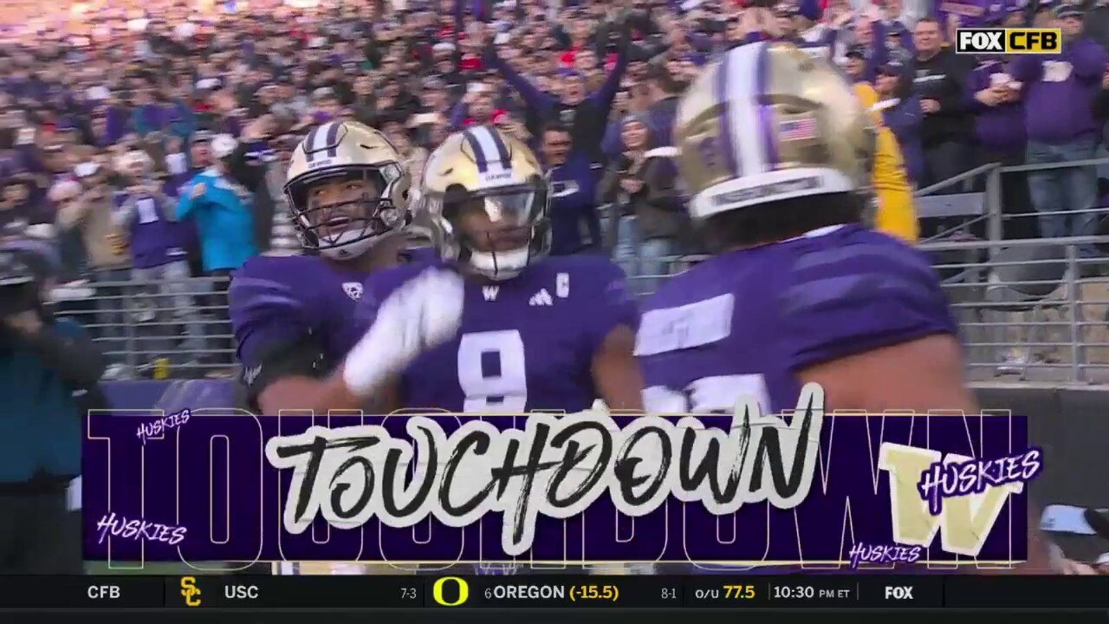 Michael Penix Jr. rushes for a 3-yard TD to give Washington the lead vs. Utah