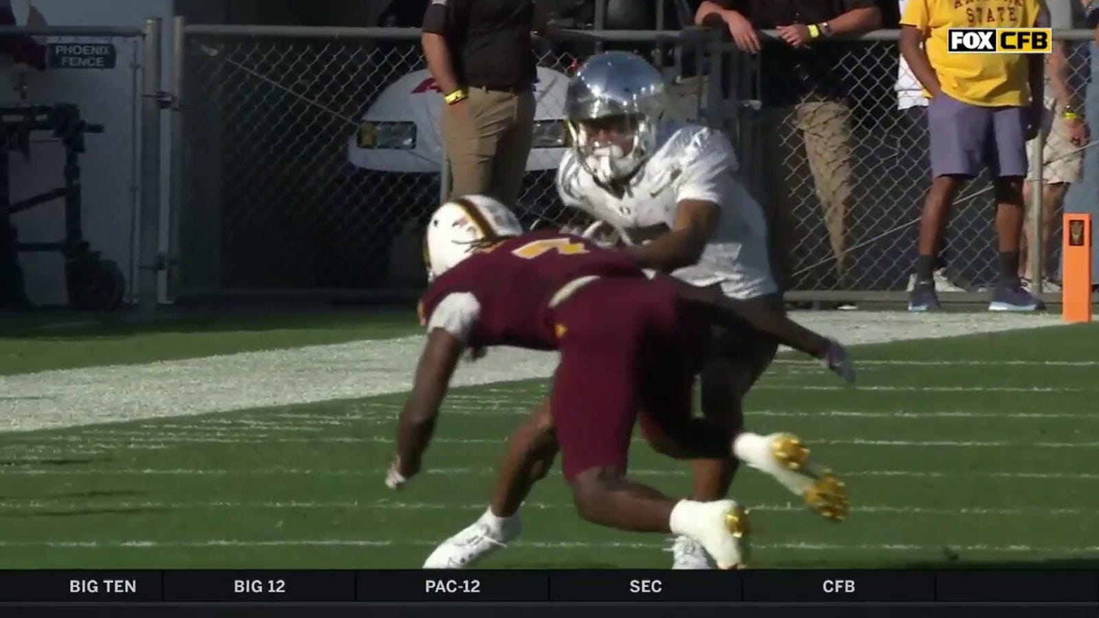 Oregon's Gary Bryant Jr. breaks MULTIPLE tackles en route to UNREAL 71-yard TD against Arizona State