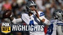 Dak Prescott throws for 189 yards and two TDs to help Cowboys defeat Panthers, 33-10 | NFL Highlights