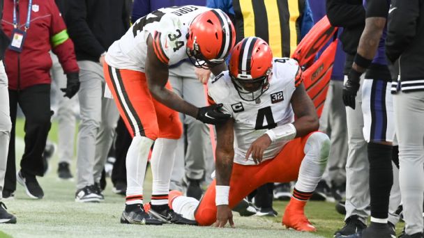 Deshaun Watson shoulder injury: What it means for the Browns, AFC playoff race