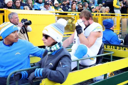 Emotional Bosa carted off, ruled out by Chargers