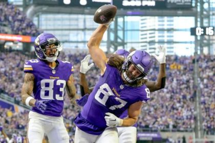 How has the Vikings' offense excelled without Justin Jefferson?