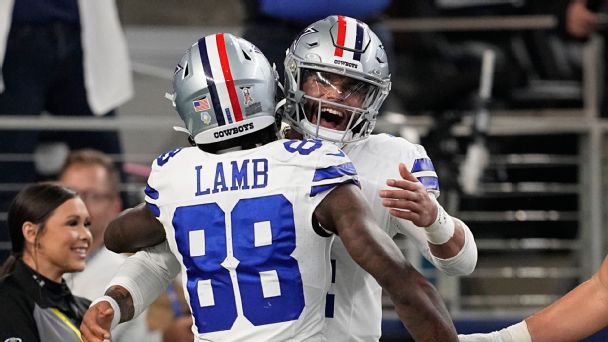 'I'm the top receiver in this game': CeeDee Lamb, Dak Prescott on an epic tear for Cowboys