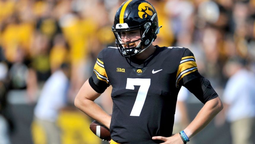 Iowa QB Petras enters portal as grad transfer