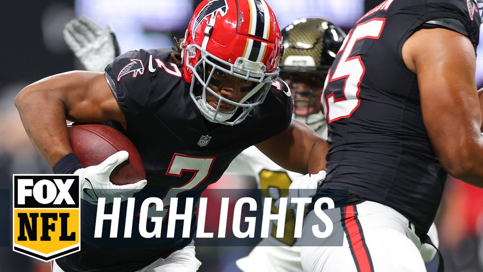 Bijan Robinson goes off for 123 total yards and two touchdowns in Falcons' 24-15 win over Saints