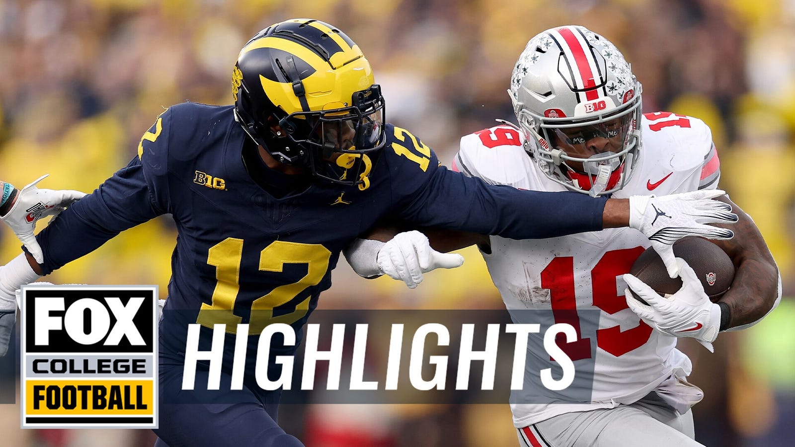 No. 2 Ohio State Buckeyes vs. No. 3 Michigan Wolverines Highlights