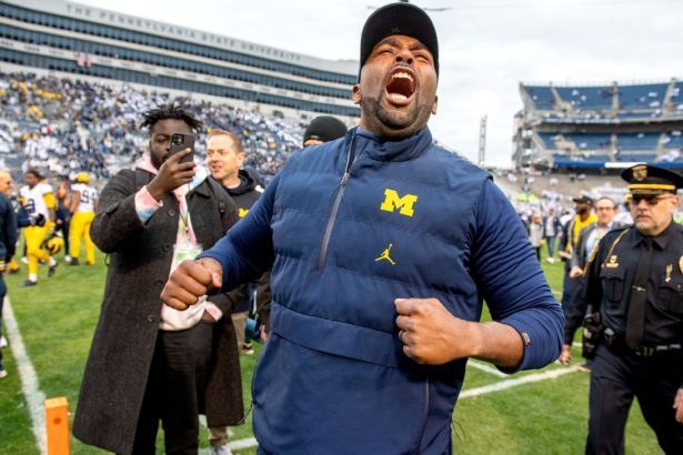 Michigan's 24 hours of chaos: From Jim Harbaugh's suspension to Sherrone Moore's emotion