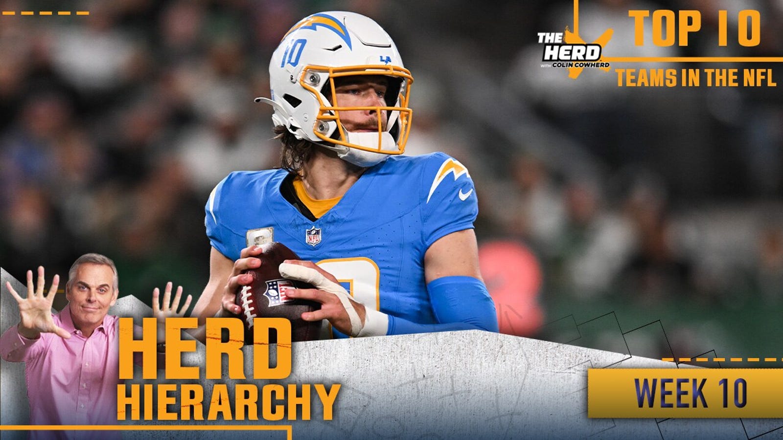 Herd Hierarchy: Chargers return, Ravens remain atop in Colin's Top 10 of Week 10 