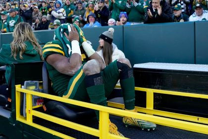 Packers' Jones, Wilson carted off on same drive